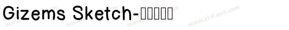 Gizems Sketch字体转换